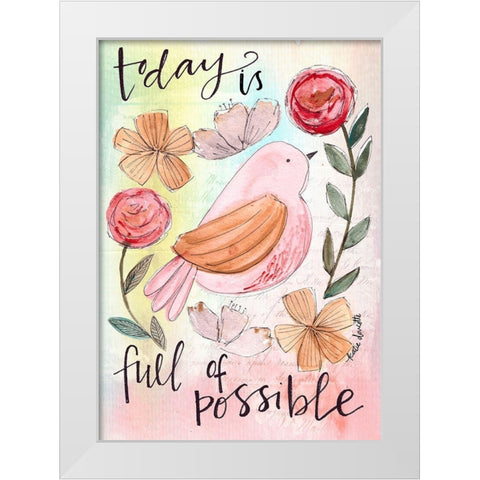 Full of Possible White Modern Wood Framed Art Print by Doucette, Katie