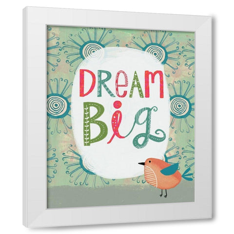 Whimsical Dream White Modern Wood Framed Art Print by Doucette, Katie