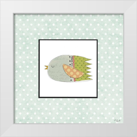 Little Bird White Modern Wood Framed Art Print by Doucette, Katie