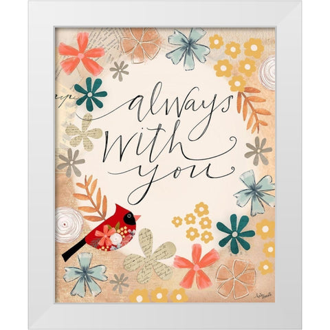 Always with You White Modern Wood Framed Art Print by Doucette, Katie