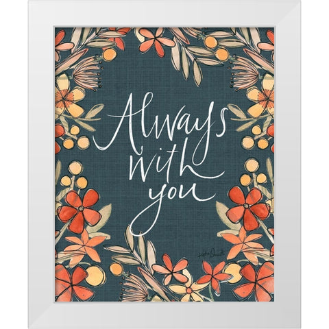 Always With You White Modern Wood Framed Art Print by Doucette, Katie