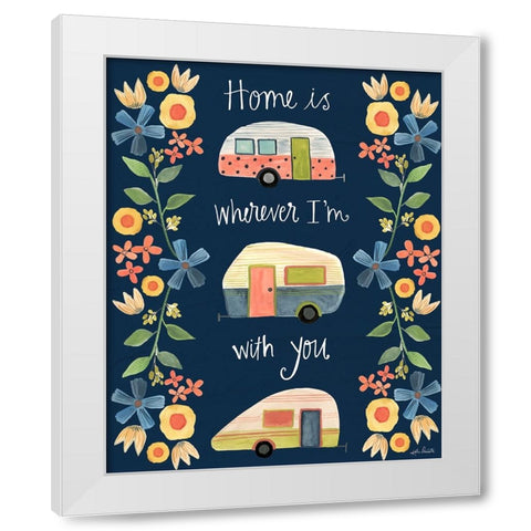 Home II White Modern Wood Framed Art Print by Doucette, Katie