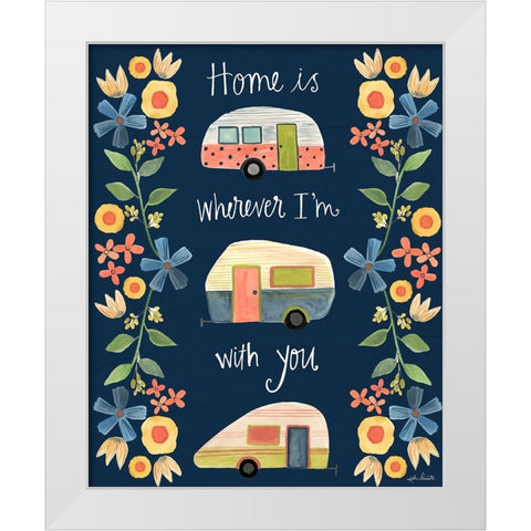 Home II White Modern Wood Framed Art Print by Doucette, Katie