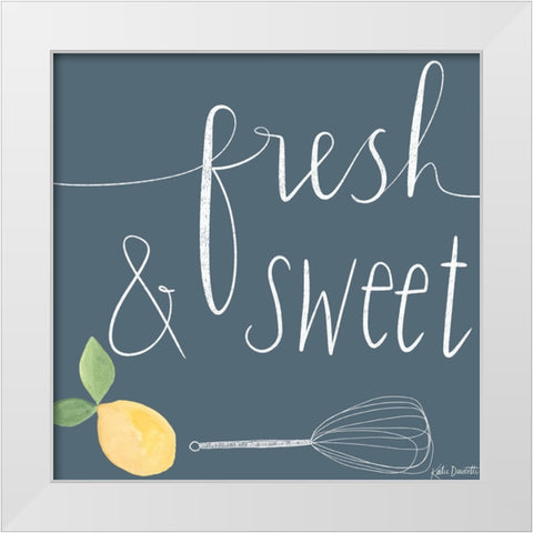 Fresh and Sweet White Modern Wood Framed Art Print by Doucette, Katie