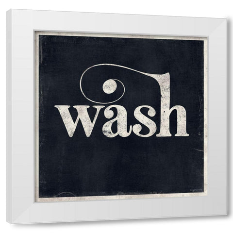Wash White Modern Wood Framed Art Print by Brown, Kyra