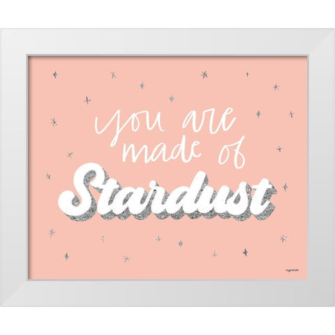 Stardust White Modern Wood Framed Art Print by Brown, Kyra