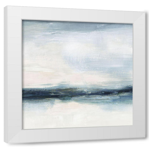 Coastal Air I White Modern Wood Framed Art Print by Blue, Nina