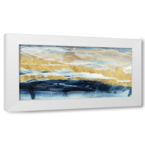 Like a Storm III White Modern Wood Framed Art Print by Blue, Nina