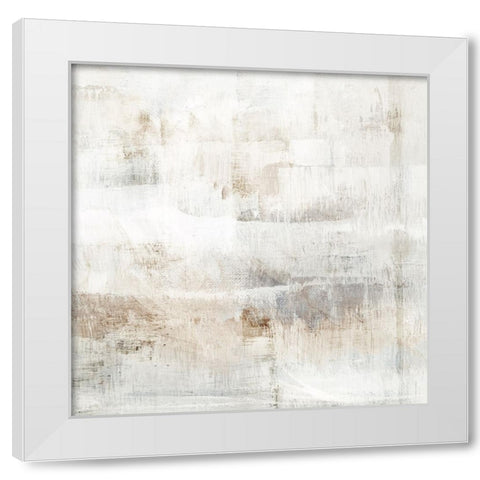 Celestial Light White Modern Wood Framed Art Print by Blue, Nina