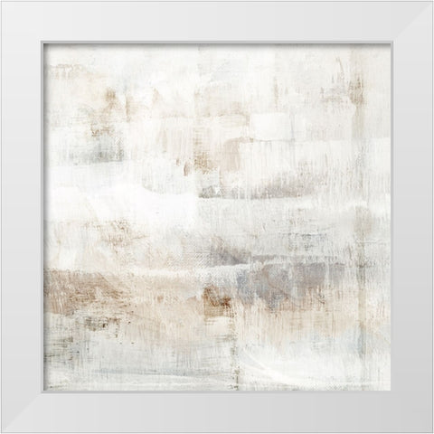 Celestial Light White Modern Wood Framed Art Print by Blue, Nina