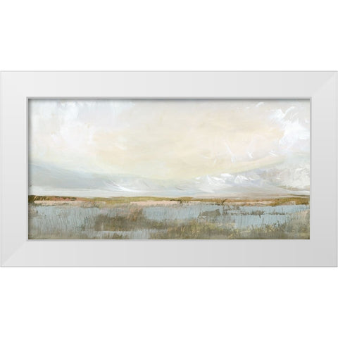 Mediterranean Escape III White Modern Wood Framed Art Print by Blue, Nina