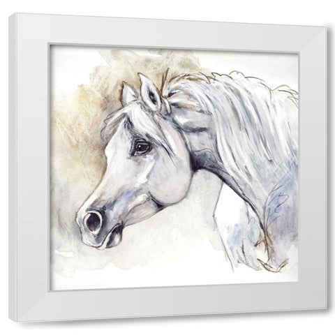 Dreamer White Modern Wood Framed Art Print by Blue, Nina