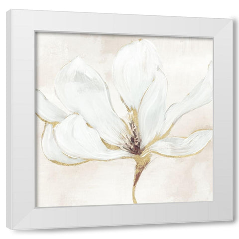 Elegant Magnolia II White Modern Wood Framed Art Print by Blue, Nina