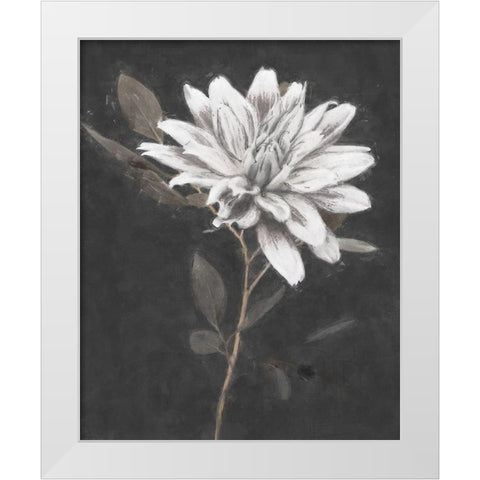 Fable Lotus 2 White Modern Wood Framed Art Print by Blue, Nina