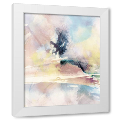 Celestial Ink II White Modern Wood Framed Art Print by Blue, Nina