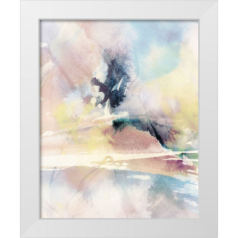 Celestial Ink II White Modern Wood Framed Art Print by Blue, Nina
