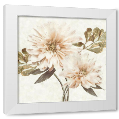 Delicate II White Modern Wood Framed Art Print by Blue, Nina