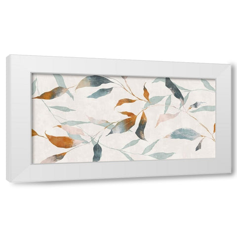 Summer Botanical II White Modern Wood Framed Art Print by Blue, Nina