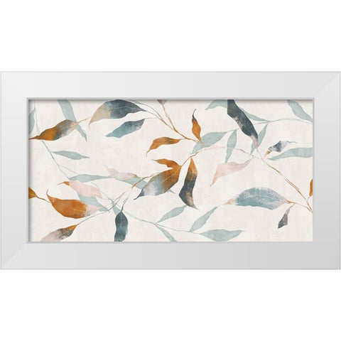 Summer Botanical II White Modern Wood Framed Art Print by Blue, Nina