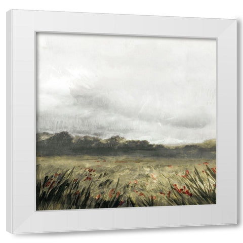Moody Landscape II White Modern Wood Framed Art Print by Blue, Nina