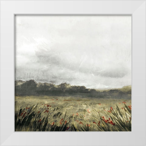 Moody Landscape II White Modern Wood Framed Art Print by Blue, Nina