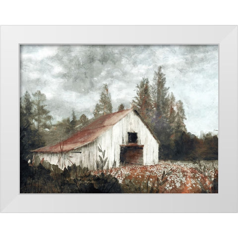 Rusted Hearth Barn White Modern Wood Framed Art Print by Blue, Nina