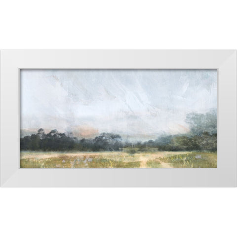 Sunset Trail White Modern Wood Framed Art Print by Blue, Nina