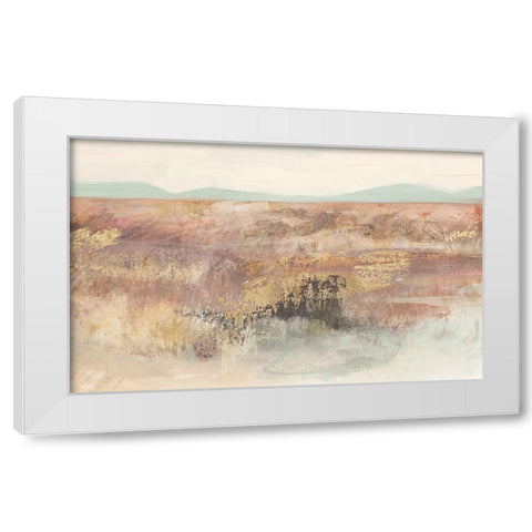 Neutral Landscape White Modern Wood Framed Art Print by Blue, Nina