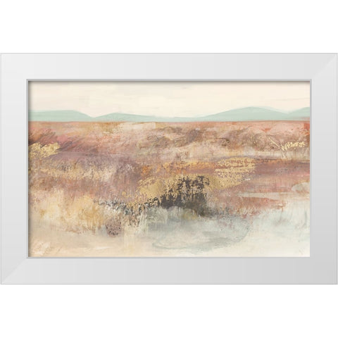 Neutral Landscape White Modern Wood Framed Art Print by Blue, Nina