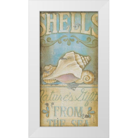 Natures Gifts White Modern Wood Framed Art Print by Lewis, Kim