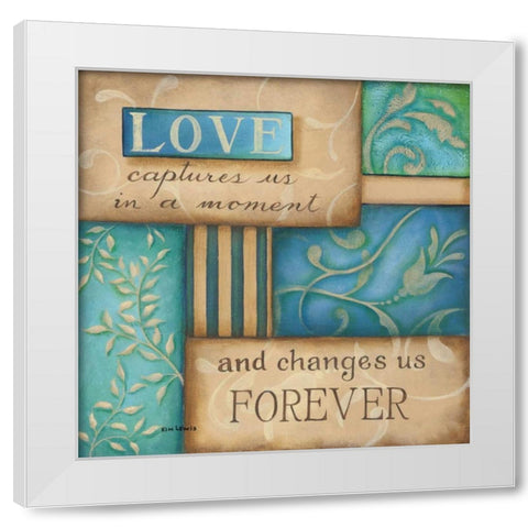 Expectations White Modern Wood Framed Art Print by Lewis, Kim