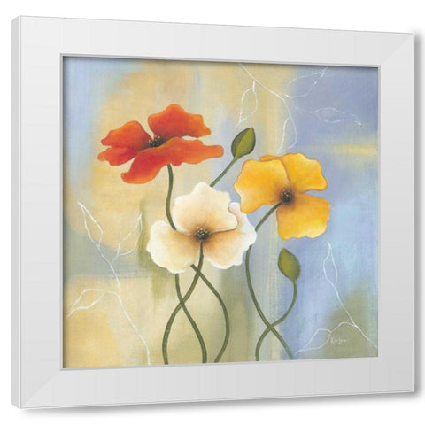 Delightful Splendor II White Modern Wood Framed Art Print by Lewis, Kim