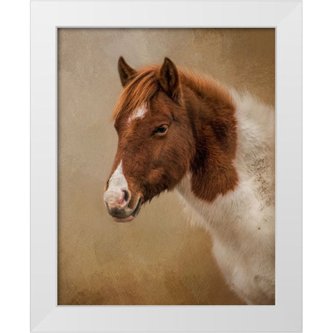 Wild at Heart White Modern Wood Framed Art Print by Parker, Kelley