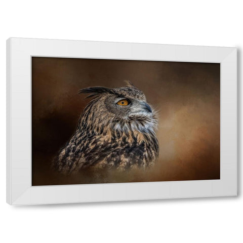 Seeking the Light White Modern Wood Framed Art Print by Parker, Kelley