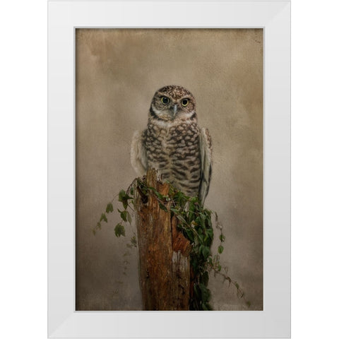 Small But Mighty White Modern Wood Framed Art Print by Parker, Kelley