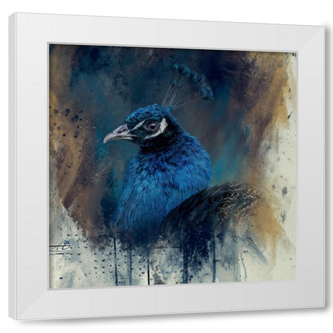 Grace and Beauty White Modern Wood Framed Art Print by Parker, Kelley