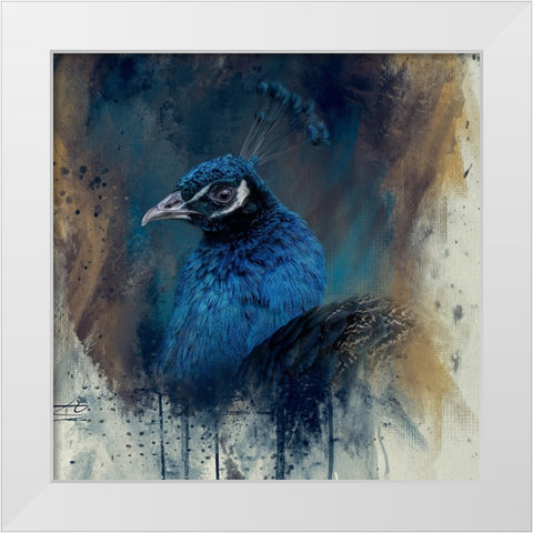 Grace and Beauty White Modern Wood Framed Art Print by Parker, Kelley