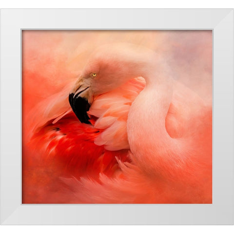 Divine Beauty White Modern Wood Framed Art Print by Parker, Kelley