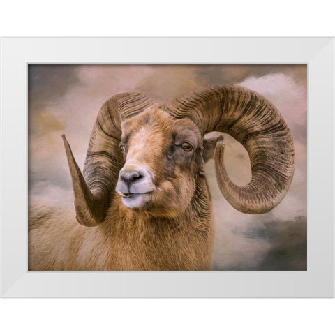 Mountain Dweller White Modern Wood Framed Art Print by Parker, Kelley