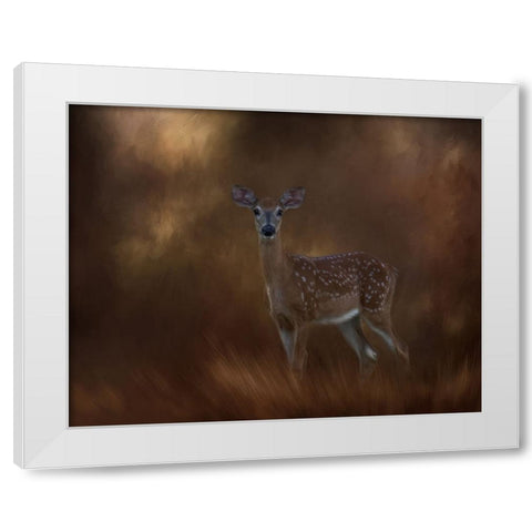 Golden Coast White Modern Wood Framed Art Print by Parker, Kelley