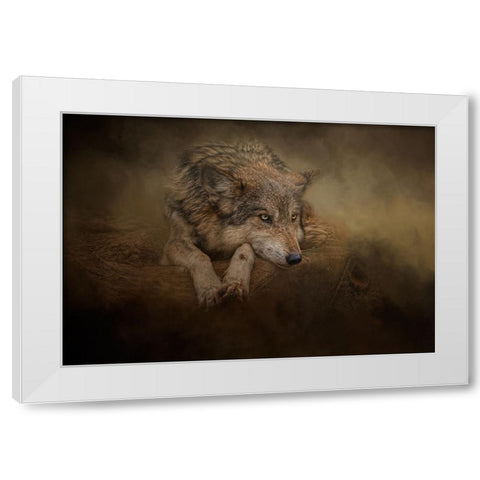 At Rest White Modern Wood Framed Art Print by Parker, Kelley