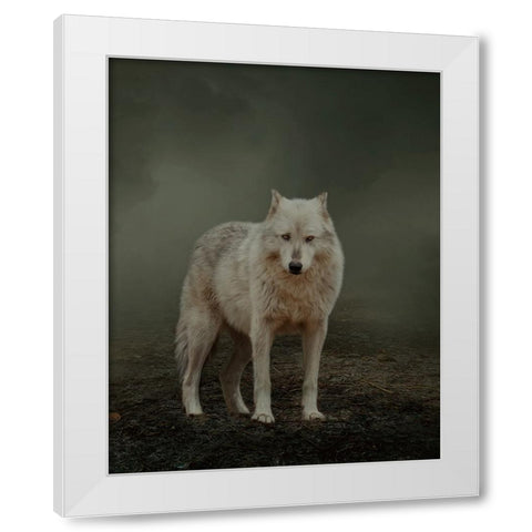 Spirit Guide White Modern Wood Framed Art Print by Parker, Kelley