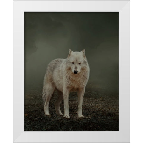 Spirit Guide White Modern Wood Framed Art Print by Parker, Kelley