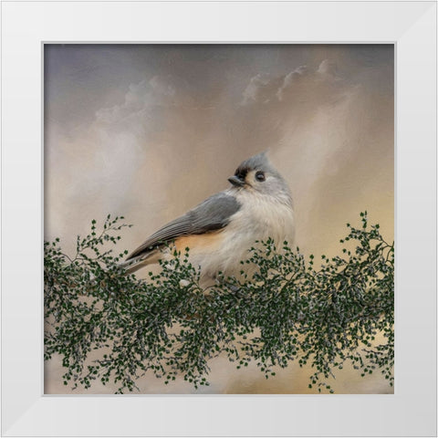 Simple Pleasures White Modern Wood Framed Art Print by Parker, Kelley