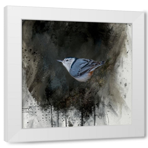 Tiny Charmer White Modern Wood Framed Art Print by Parker, Kelley