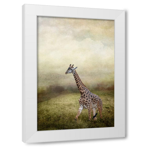Passing Through White Modern Wood Framed Art Print by Parker, Kelley