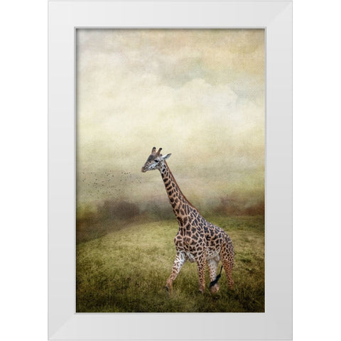 Passing Through White Modern Wood Framed Art Print by Parker, Kelley