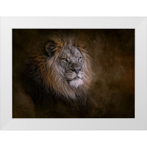 Inner Strength White Modern Wood Framed Art Print by Parker, Kelley