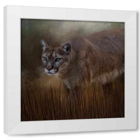 Waiting on the Hunt White Modern Wood Framed Art Print by Parker, Kelley