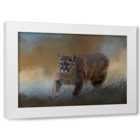 Need for Speed White Modern Wood Framed Art Print by Parker, Kelley